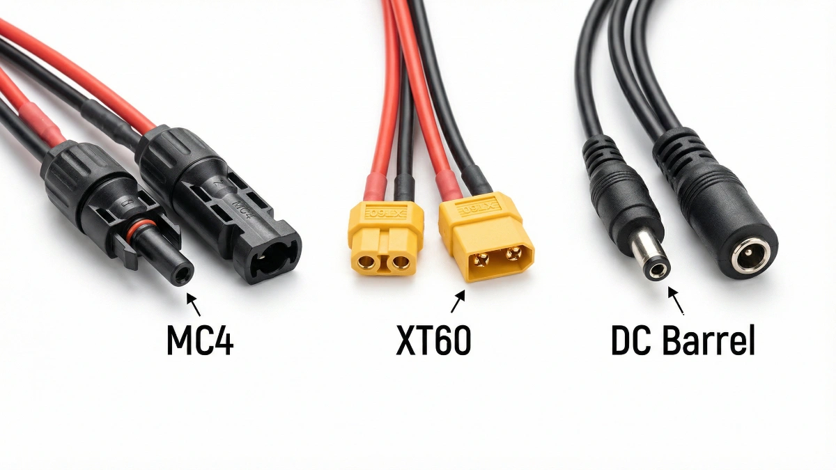 200W portable solar panel connector types MC4 XT60 DC