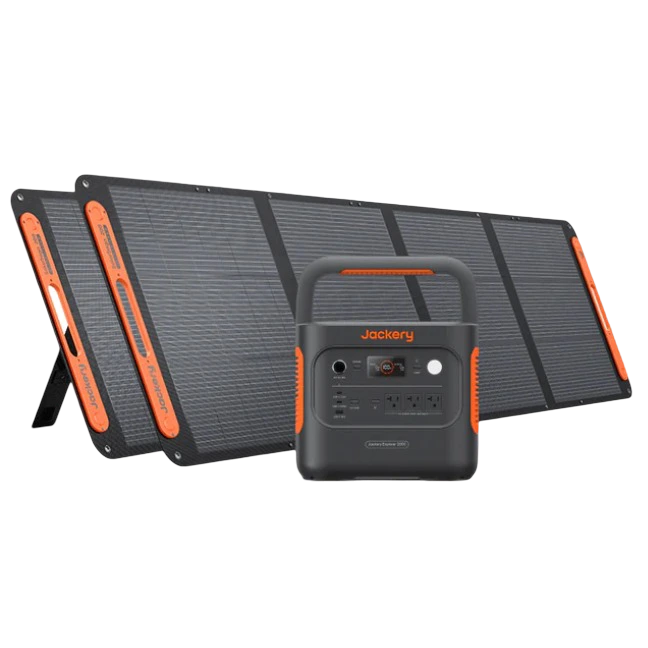 Portable solar generator for camping and RV