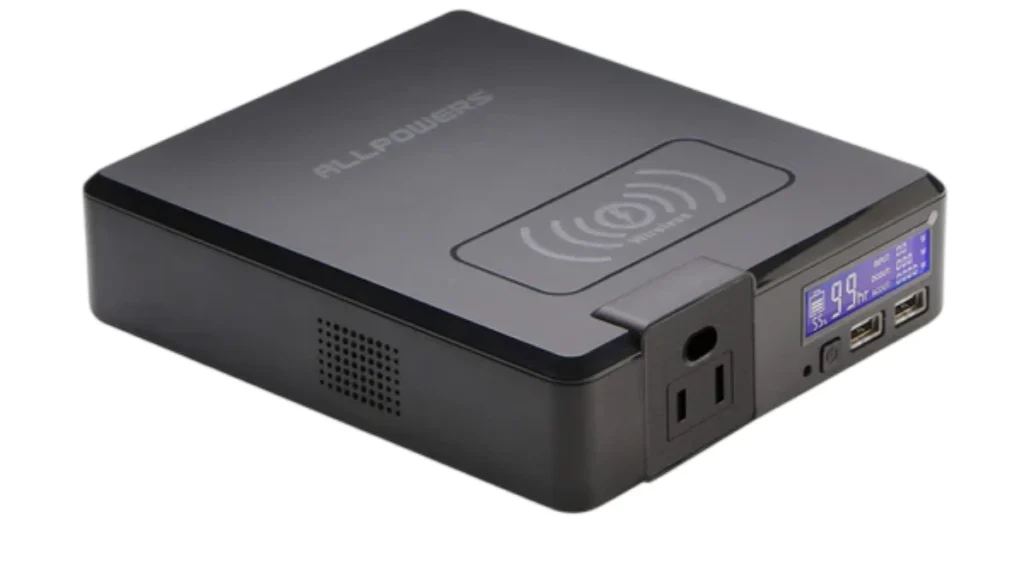 ALLPOWERS S200 wireless solar power bank portable power station with wireless charging pad