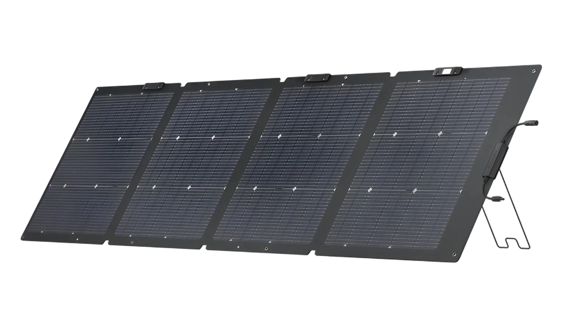 EcoFlow 220W bifacial portable solar panel for fast charging