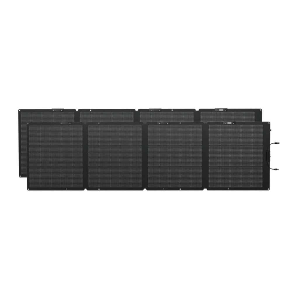EcoFlow 220W bifacial foldable solar panel charging portable power station