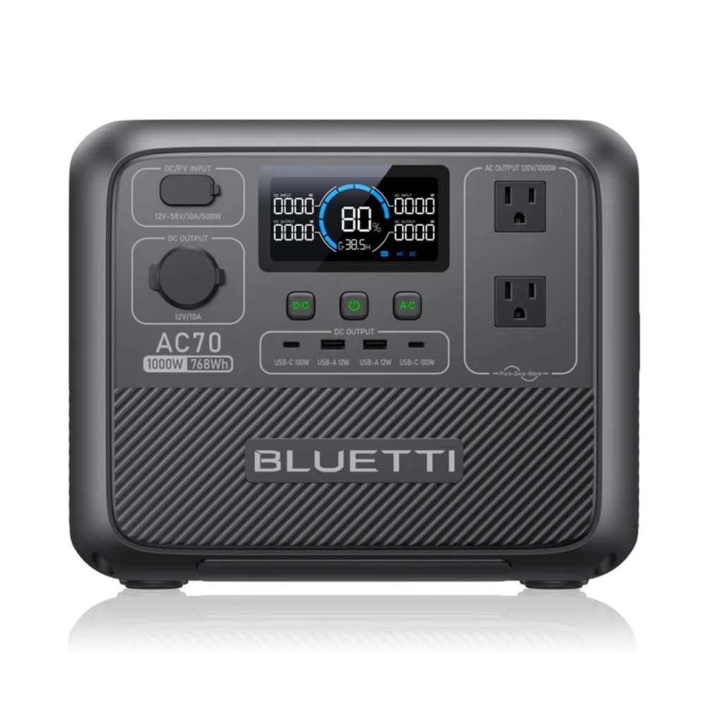 EcoFlow DELTA 3 portable power station for solar power survival kit backup